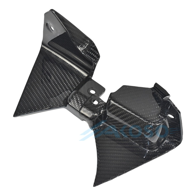 AKOSO 2015-2019 Yamaha R1M Carbon Fiber Front Fairing Side Panels Dash Air Intake Ram Cover
