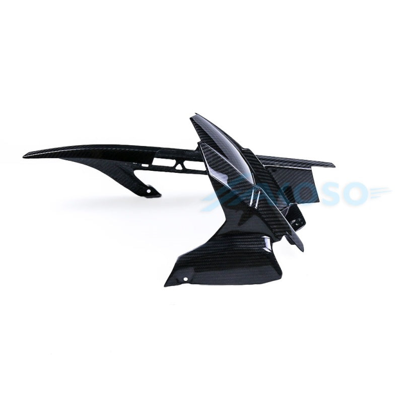 AKOSO 2020+ Kawasaki Z900 Carbon Fiber Rear Fender Chain Guard Kit