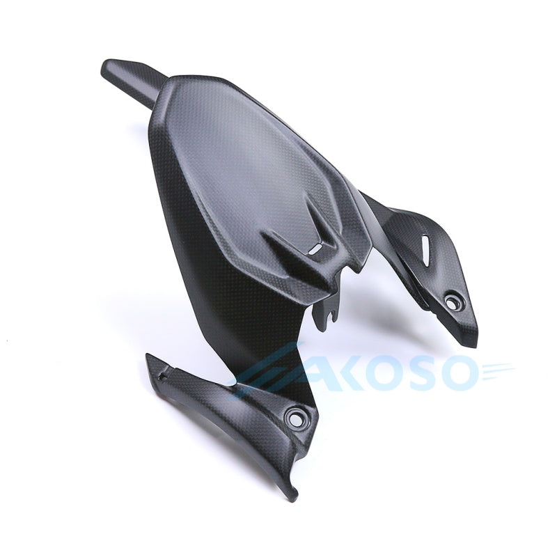 AKOSO 2021+ Ducati Monster 937 Carbon Fiber Rear Fender with Chain Guard
