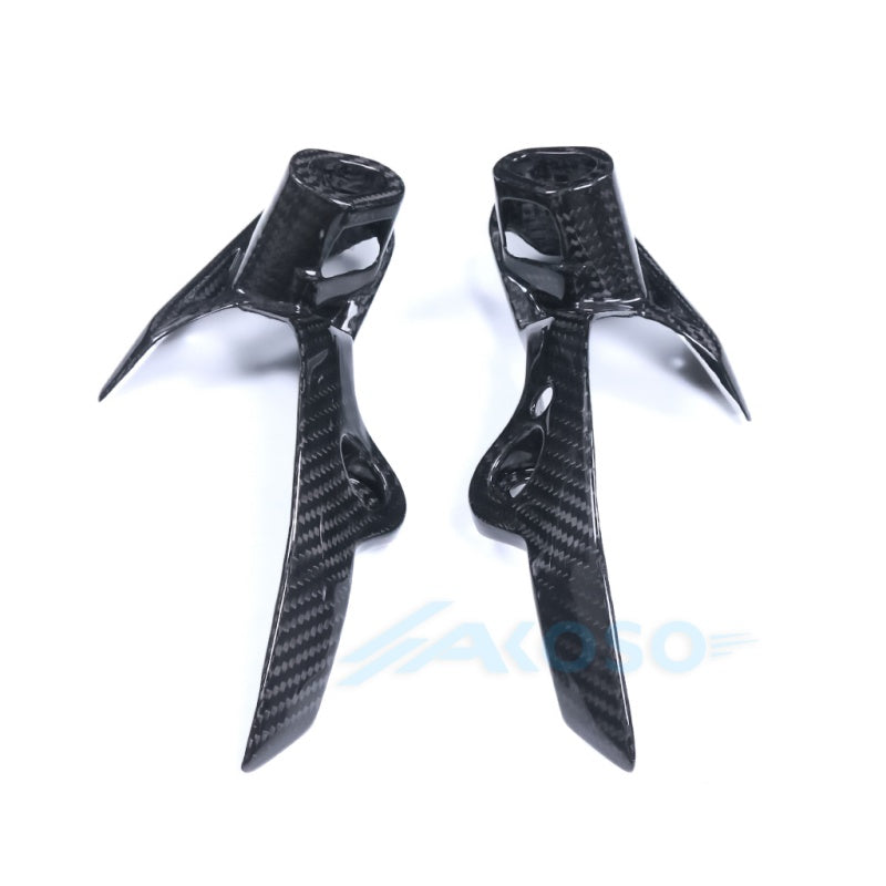 AKOSO 2013-2016 Yamaha FZ-09/ MT-09 100% Carbon Fiber Head Light Holders