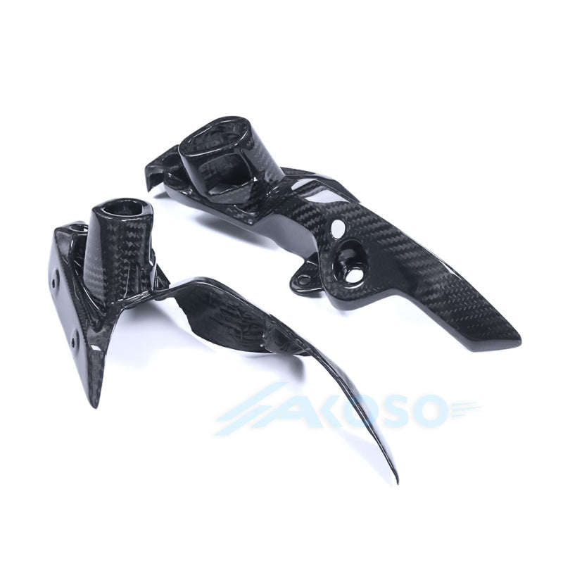AKOSO 2013-2016 Yamaha FZ-09/ MT-09 100% Carbon Fiber Head Light Holders