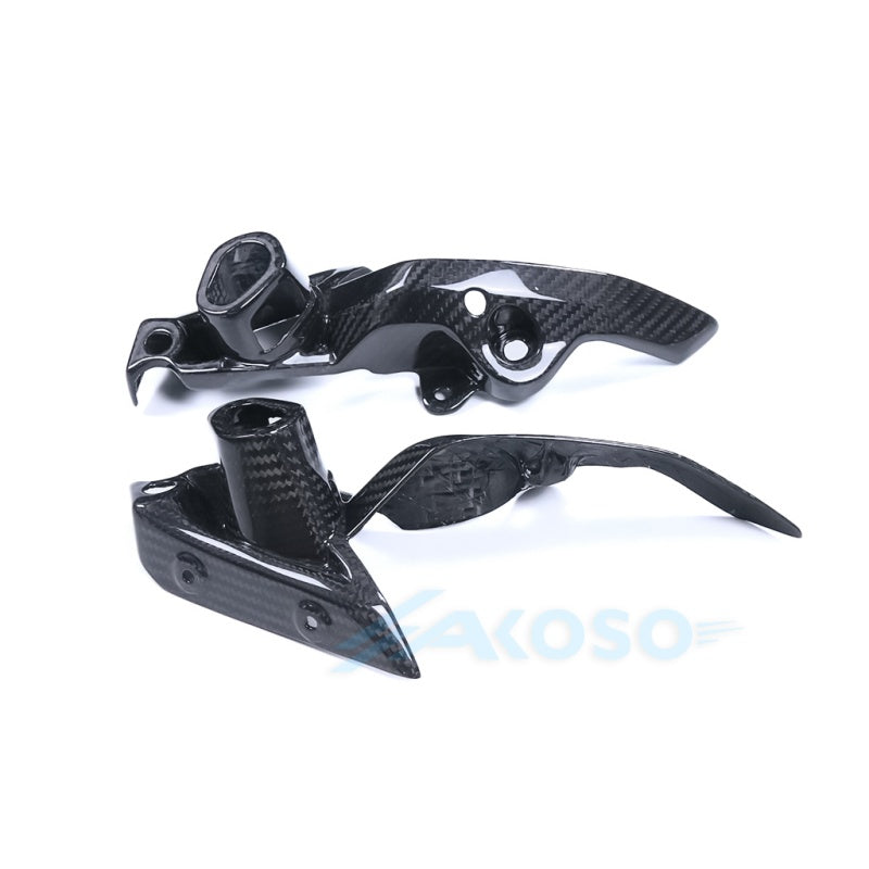 AKOSO 2013-2016 Yamaha FZ-09/ MT-09 100% Carbon Fiber Head Light Holders