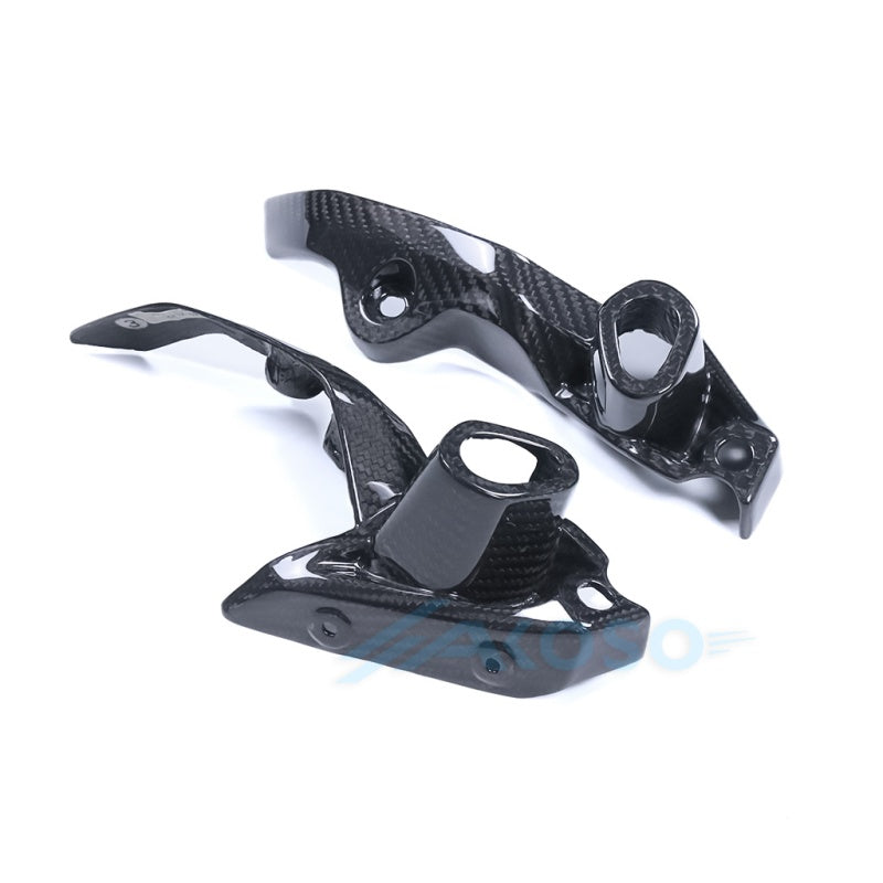 AKOSO 2013-2016 Yamaha FZ-09/ MT-09 100% Carbon Fiber Head Light Holders