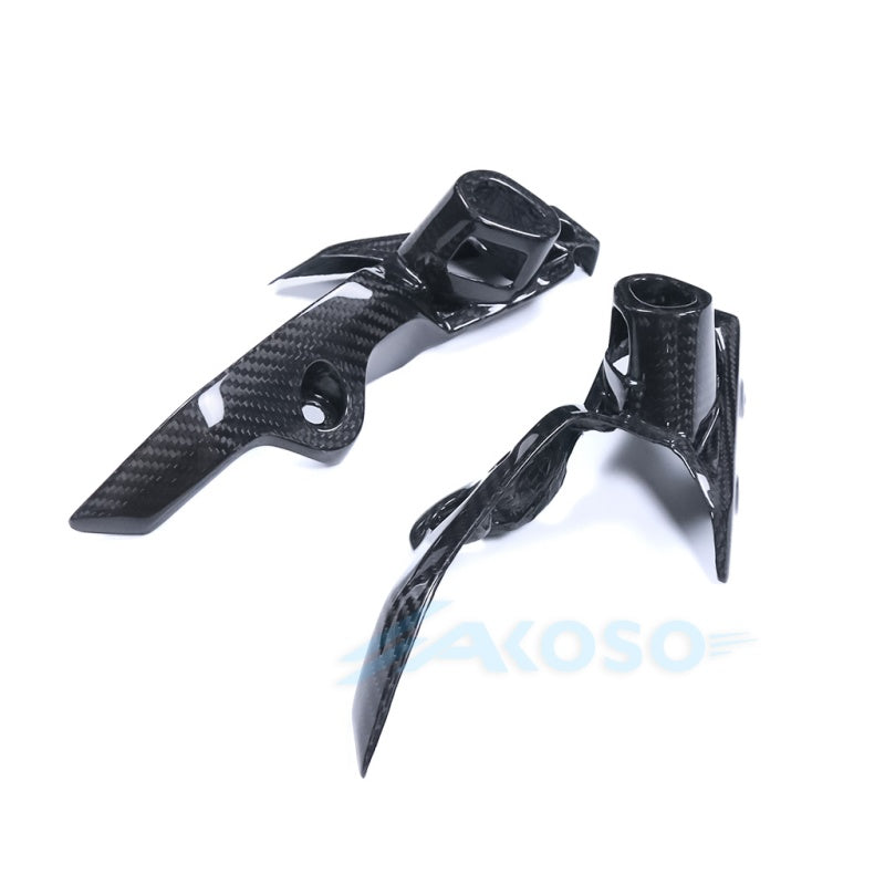 AKOSO 2013-2016 Yamaha FZ-09/ MT-09 100% Carbon Fiber Head Light Holders