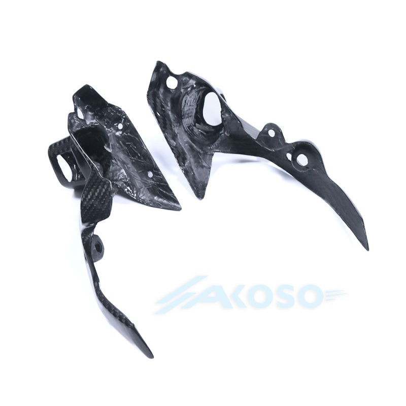 AKOSO 2013-2016 Yamaha FZ-09/ MT-09 100% Carbon Fiber Head Light Holders