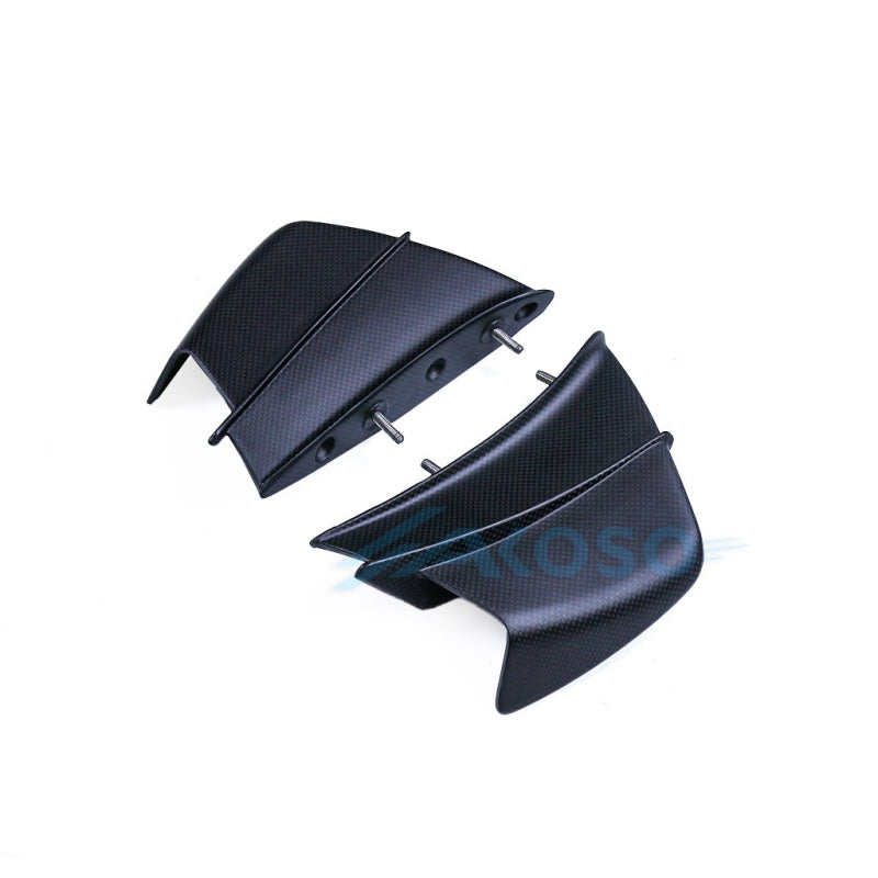 AKOSO 2020-2021 Ducati Panigale V4 V4S V4R Carbon Fiber Winglets Fixed Wind Wing Fairing