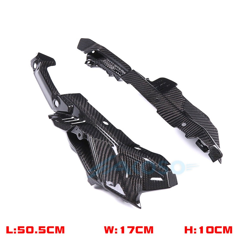 AKOSO 2016-2021 Yamaha MT10 FZ10 Carbon Fiber Tail Fairing Rear Lower Spoiler Side Panel