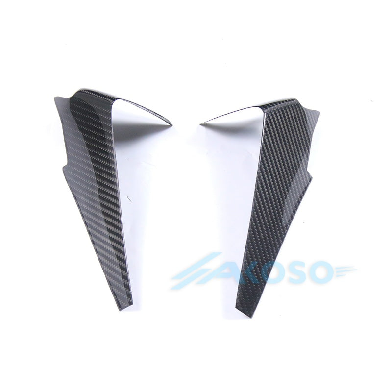 AKOSO 2015-2019 Yamaha YZF R1 R1M Carbon Fiber Motorcycle Front Air Intake Cover Fairing