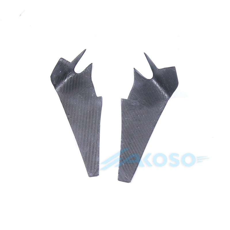 AKOSO 2015-2019 Yamaha YZF R1 R1M Carbon Fiber Motorcycle Front Air Intake Cover Fairing