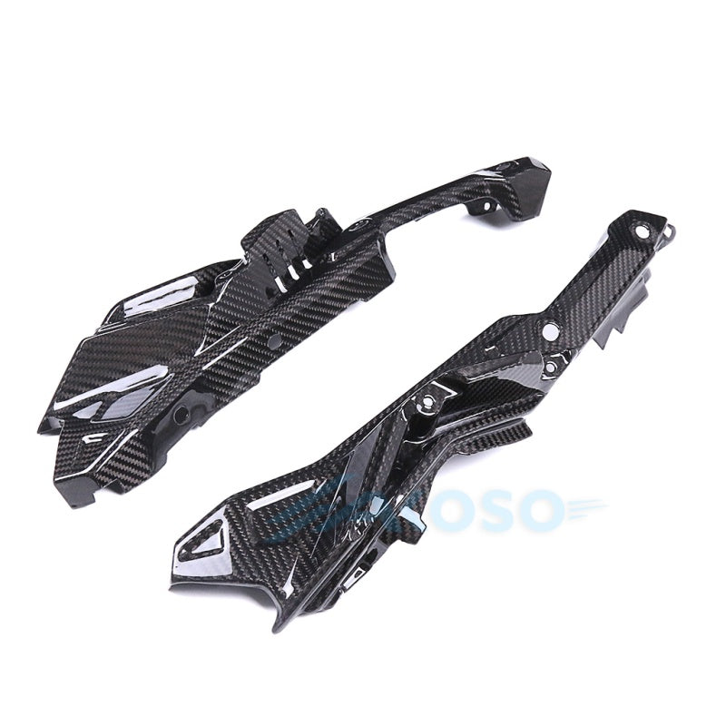 AKOSO 2016-2021 Yamaha MT10 FZ10 Carbon Fiber Tail Fairing Rear Lower Spoiler Side Panel