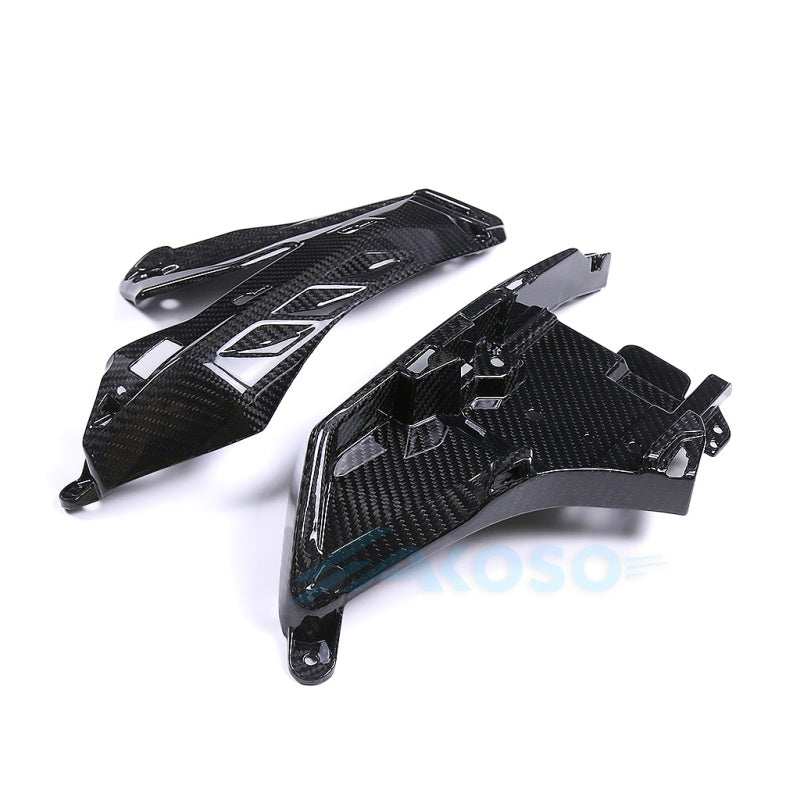 AKOSO 2016-2021 Yamaha MT10 FZ10 Carbon Fiber Under Air Intake Fairing Side Panels