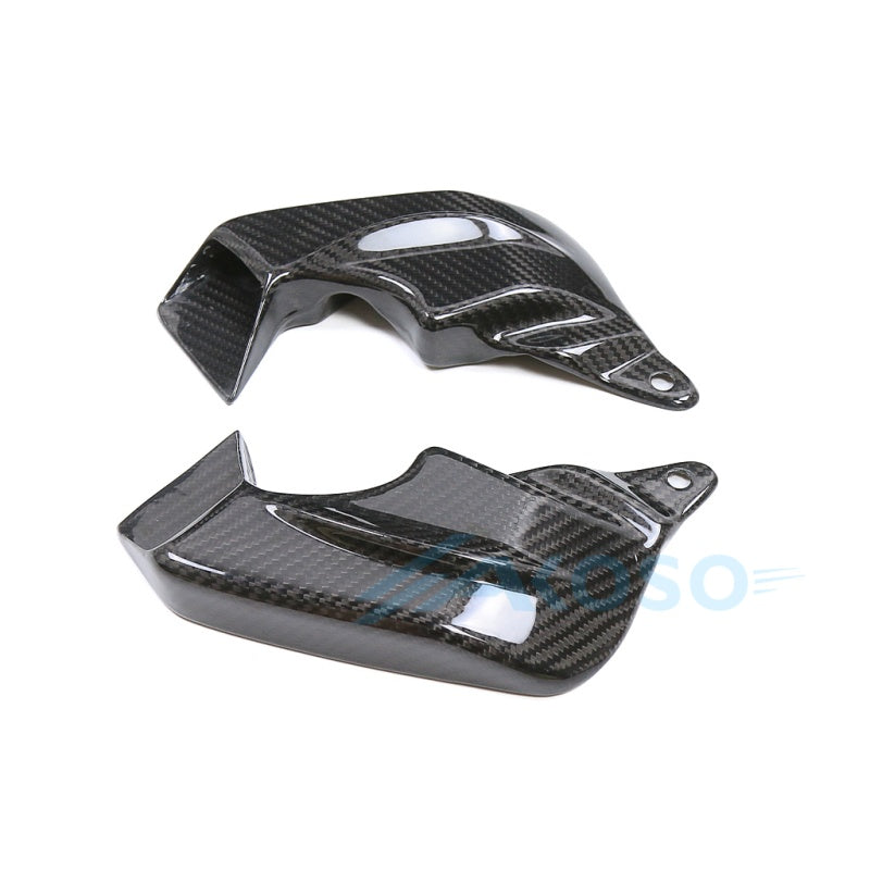 AKOSO 2023-2025 BMW S1000RR Carbon Fiber Motorcycle Brake Caliper Cooling Air Ducts Radiator Cooler