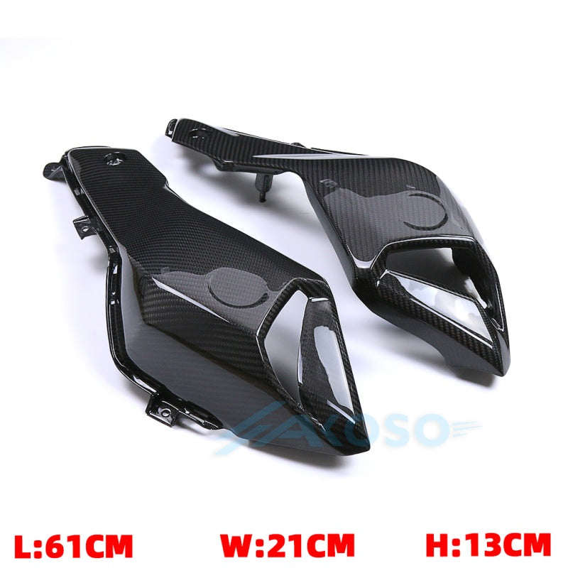AKOSO 2014-2017 Yamaha MT07 Fz07 Carbon Fiber Air Intake Tank Side Fairing