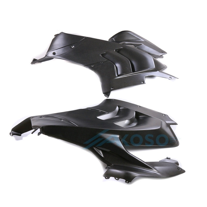 AKOSO 2022-2024 Ducati Panigale V4 V4S V4R Carbon Fiber Big Side Fairing Panels