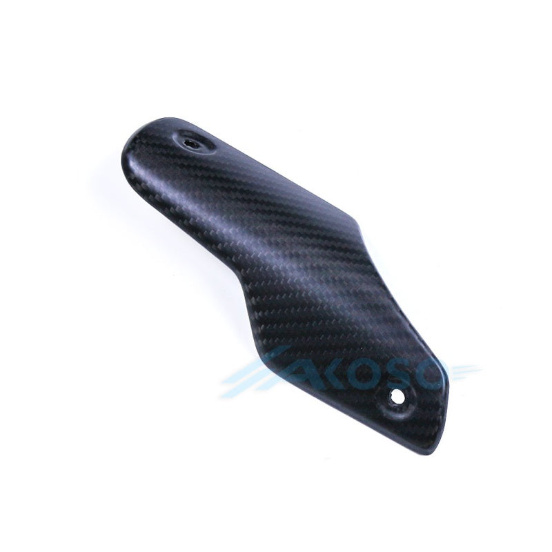 AKOSO 2020-2024 Ducati Streetfighter V4 V4S Carbon Fiber Exhaust Cover Small (Akrapovic Exhaust)