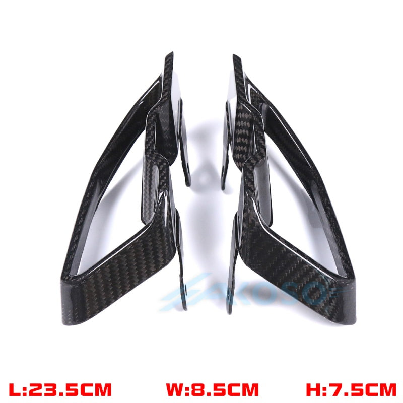 AKOSO 2016-2021 Yamaha MT-10 Carbon Fiber AirIntake Front Panels