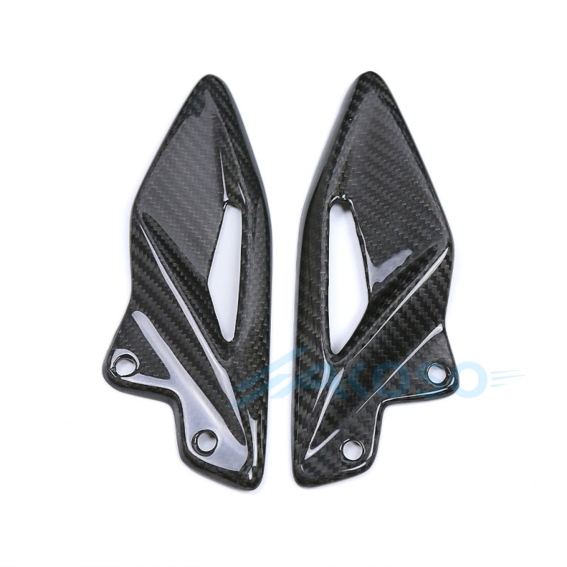 AKOSO 2017-2026 Triumph Street Triple 765 RS Carbon Fiber Heel Guards