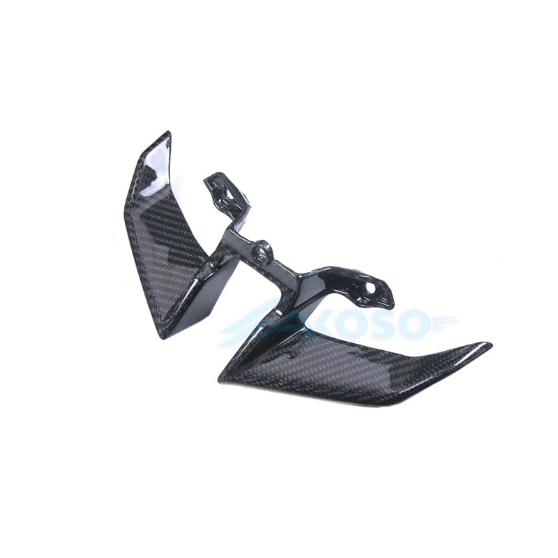 2016-2021 Yamaha MT-10 FZ-10 Carbon Fiber Headlight Wing Panel Front Fairing Winglet