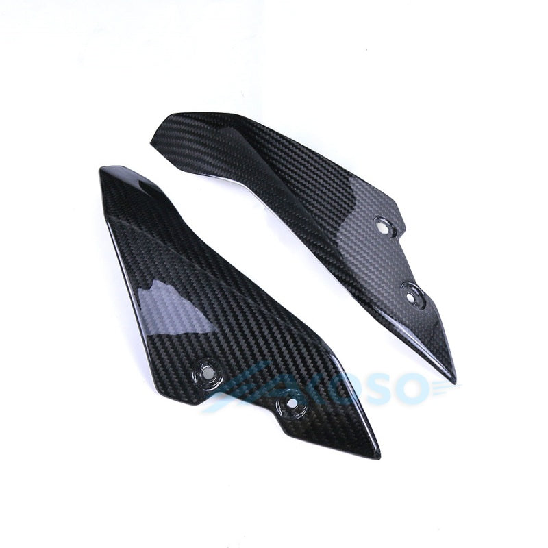 AKOSO 2016-2021 Yamaha MT-10 FZ-10 Carbon Fiber Windscreen Panel Front Fairing above Headlight