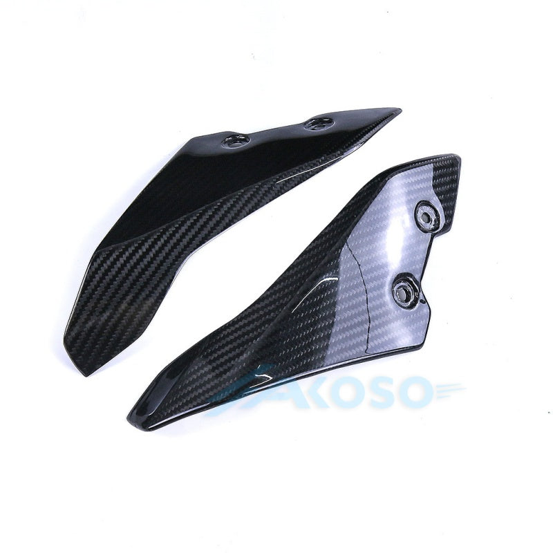 AKOSO 2016-2021 Yamaha MT-10 FZ-10 Carbon Fiber Windscreen Panel Front Fairing above Headlight