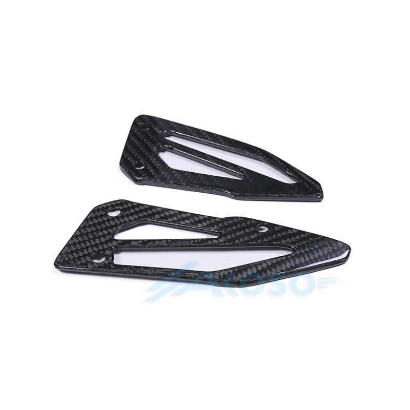 AKOSO 2016-2021 Yamaha MT10 FZ10 Carbon Fiber Heel Plates Heel Guards
