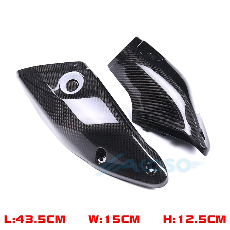 AKOSO 2016-2021 Yamaha MT-10 FZ-10 Carbon Fiber AirIntakes Side Fairings