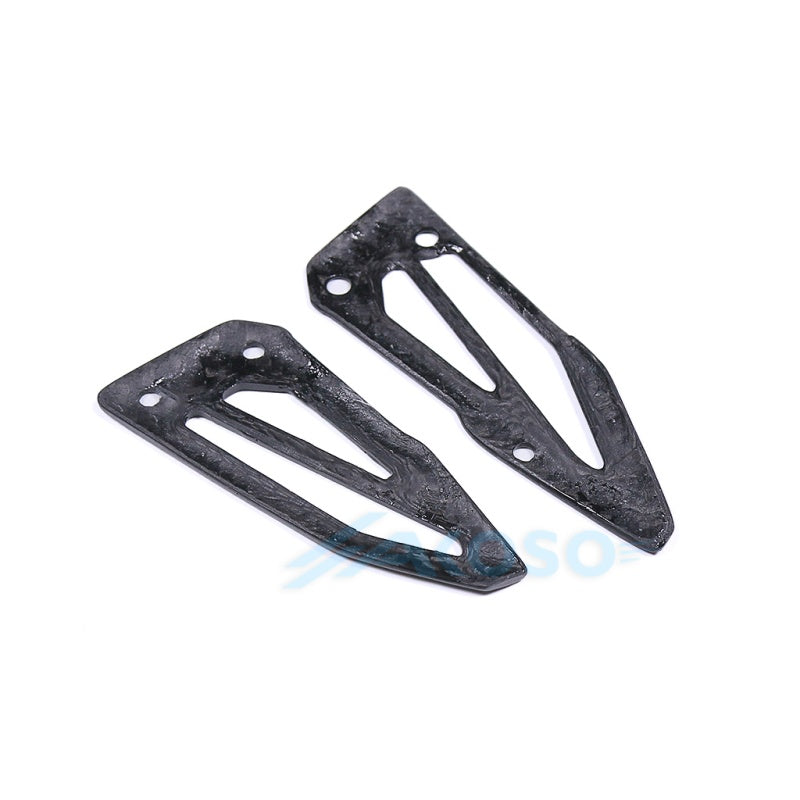 AKOSO 2016-2021 Yamaha MT10 FZ10 Carbon Fiber Heel Plates Heel Guards