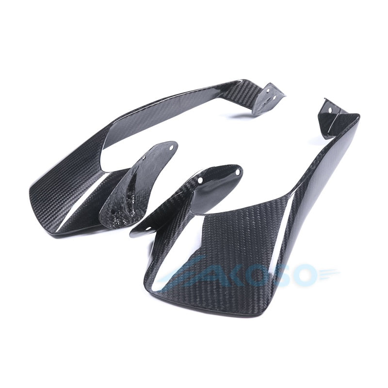 AKOSO 2025 Yamaha R1 R1M 100% Carbon Fiber Winglets Fairing
