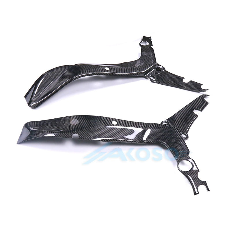 AKOSO 2024+ Kawasaki ZX6R 636 100% Carbon Fiber Frame Cover Protector Fairing
