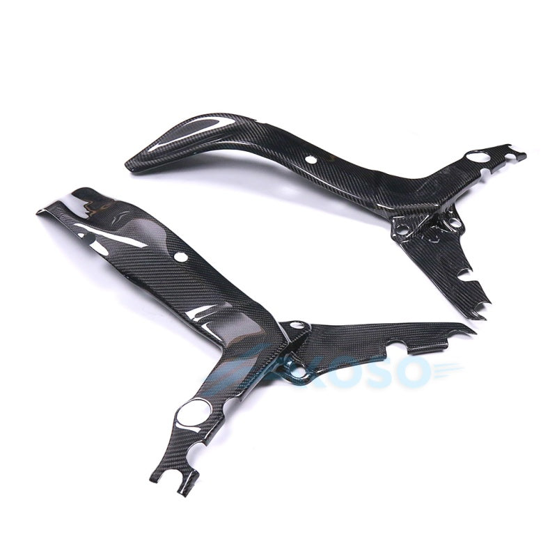 AKOSO 2024+ Kawasaki ZX6R 636 100% Carbon Fiber Frame Cover Protector Fairing