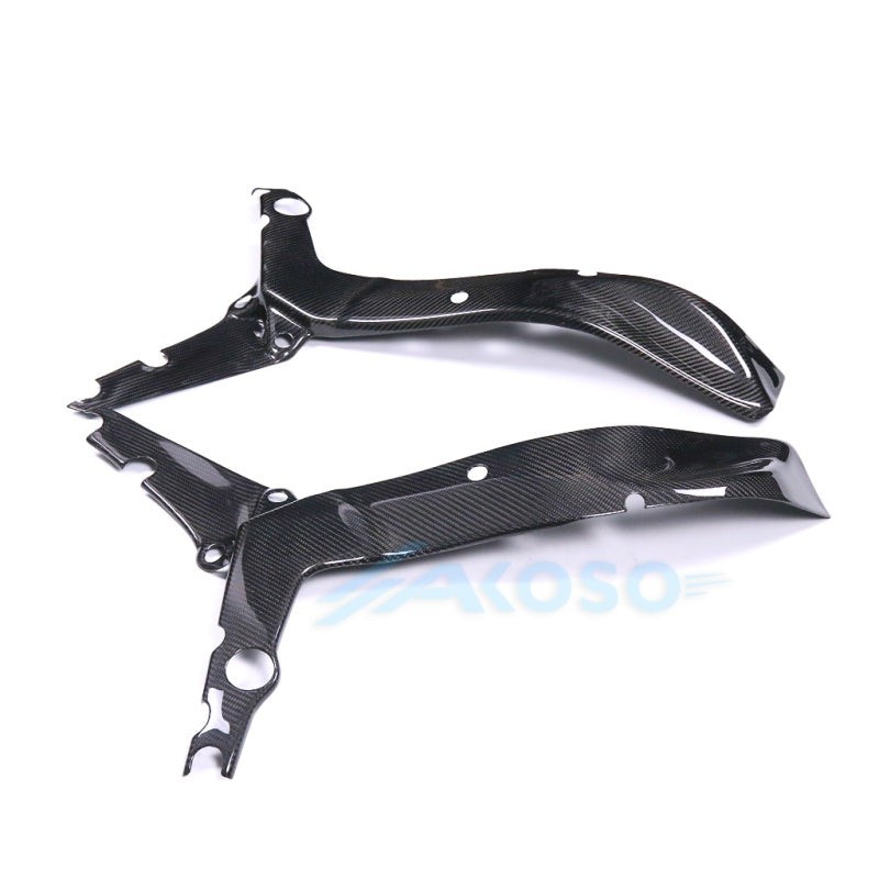 AKOSO 2024+ Kawasaki ZX6R 636 100% Carbon Fiber Frame Cover Protector Fairing