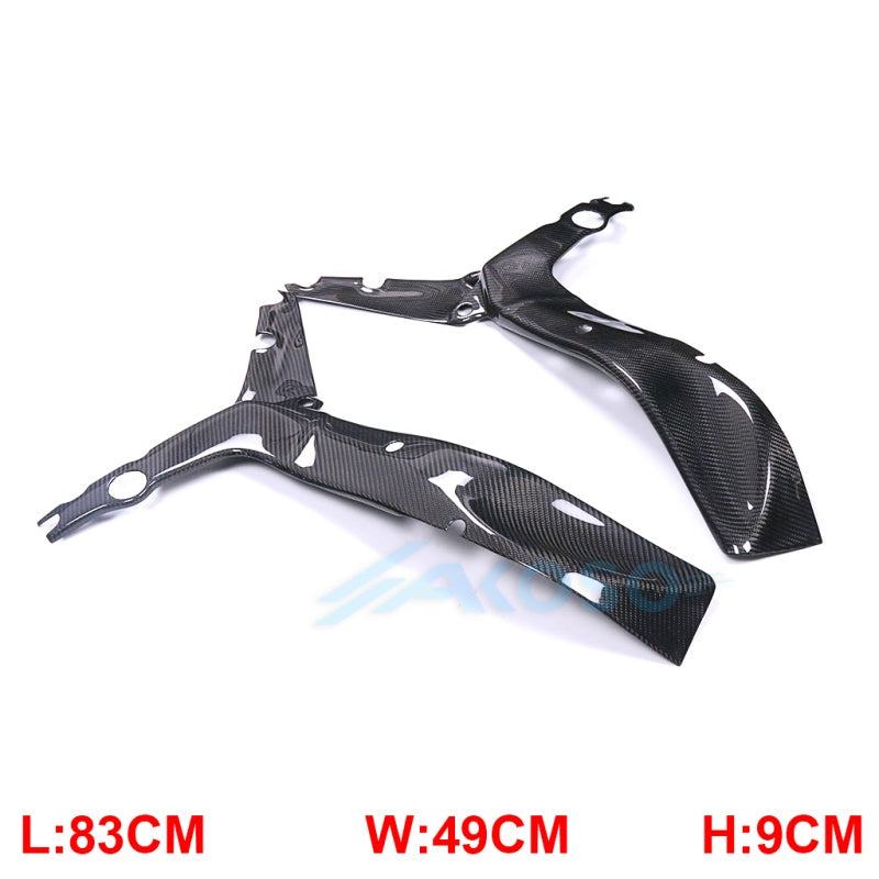 AKOSO 2024+ Kawasaki ZX6R 636 100% Carbon Fiber Frame Cover Protector Fairing