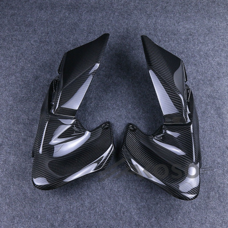 AKOSO 2020-2024 Kawasaki Z900 Carbon Fiber Motorrad Kraftstoff Tank Seite Panels Abdeckung Verkleidung