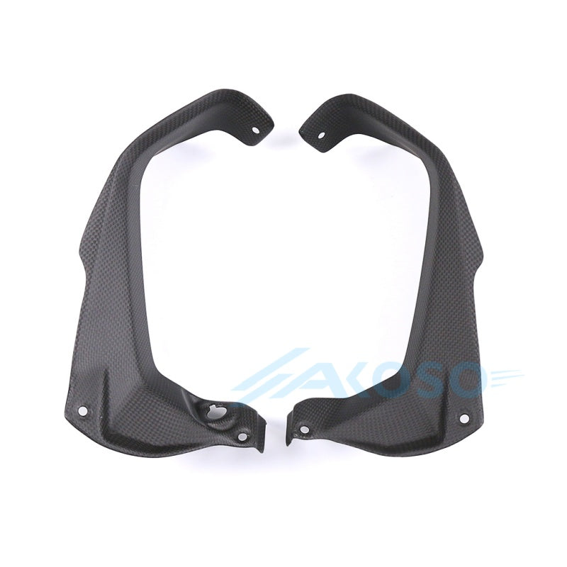AKOSO 2021+ Ducati Multistrada V4 Carbon Fiber Cockpit Inner Panels Front Side Fairing