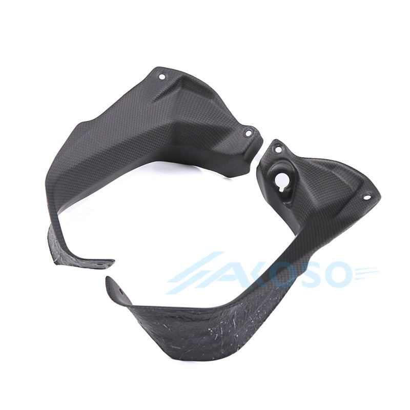 AKOSO 2021+ Ducati Multistrada V4 Carbon Fiber Cockpit Inner Panels Front Side Fairing