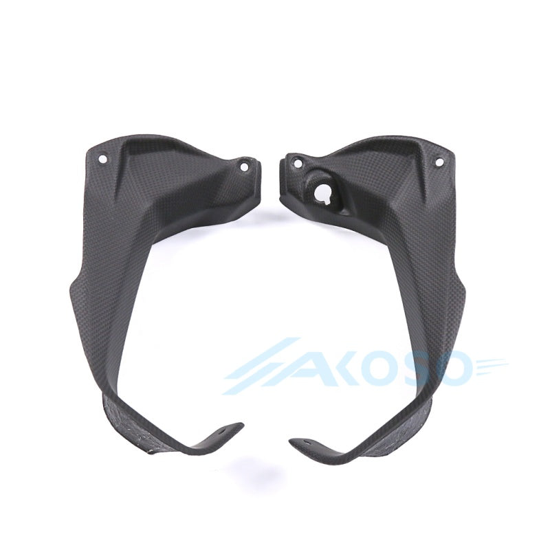 AKOSO 2021+ Ducati Multistrada V4 Carbon Fiber Cockpit Inner Panels Front Side Fairing