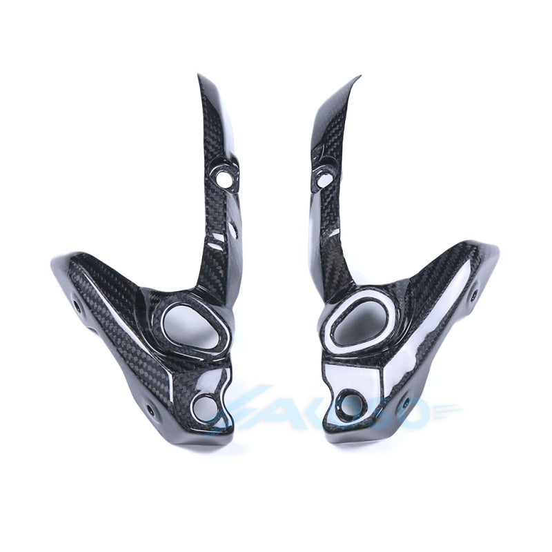 AKOSO 2012-2017 Yamaha FZ-07 MT-07 100% Carbon Fiber Head Light Holders