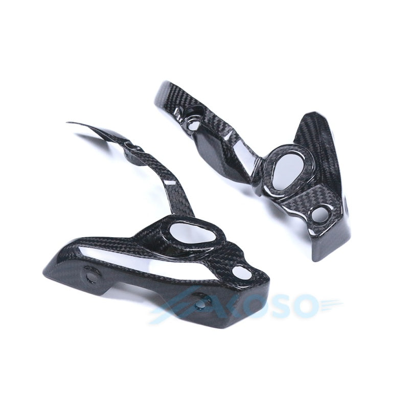 AKOSO 2012-2017 Yamaha FZ-07 MT-07 100% Carbon Fiber Head Light Holders