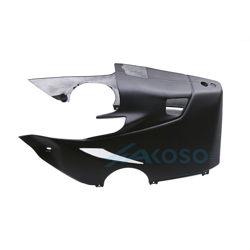 AKOSO 2018+ Ducati Panigale V4 V4S V4R Carbon Fiber Belly Pan Lower Side Fairing One Piece Version