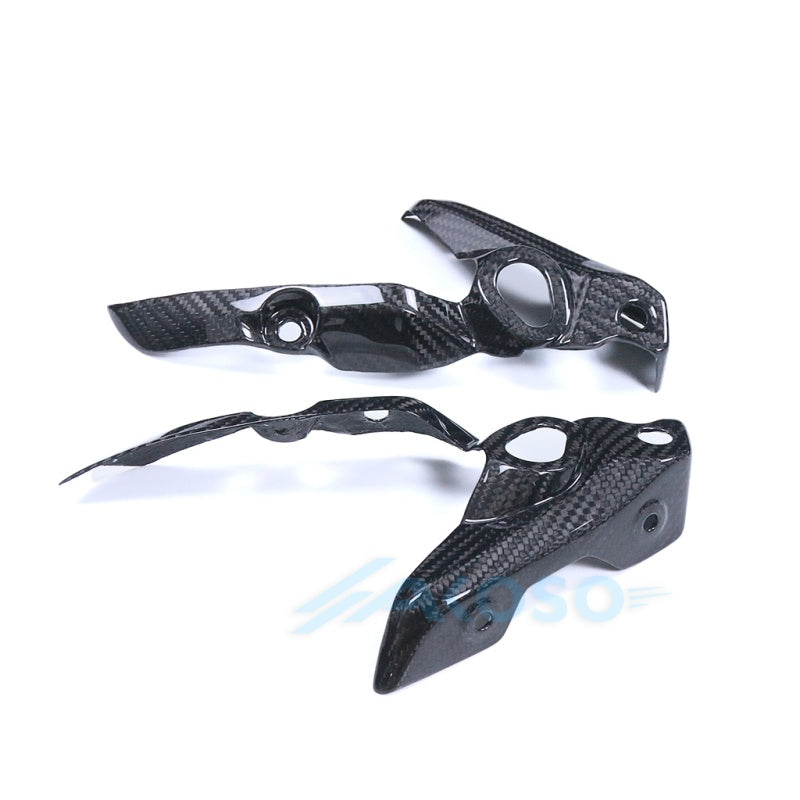 AKOSO 2012-2017 Yamaha FZ-07 MT-07 100% Carbon Fiber Head Light Holders