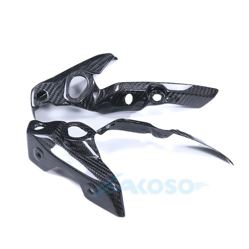 AKOSO 2012-2017 Yamaha FZ-07 MT-07 100% Carbon Fiber Head Light Holders