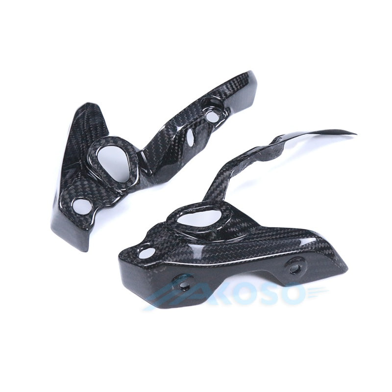 AKOSO 2012-2017 Yamaha FZ-07 MT-07 100% Carbon Fiber Head Light Holders