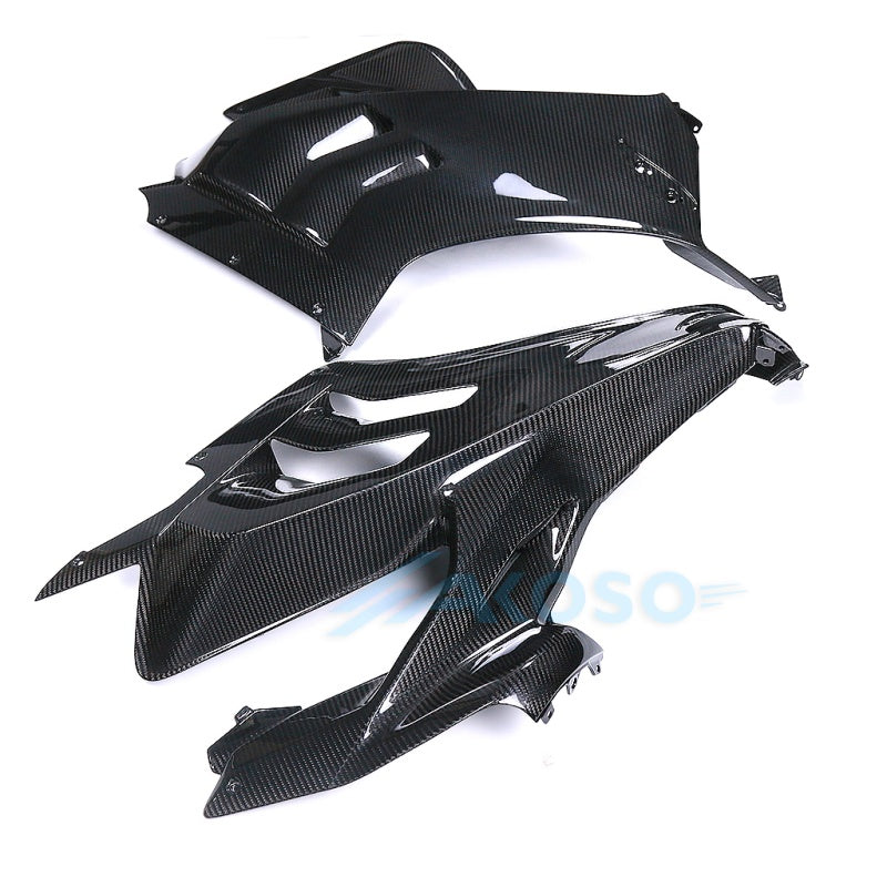 AKOSO 2022-2024 Ducati Panigale V4 V4S V4R Carbon Fiber Side Fairing Panels OEM Version