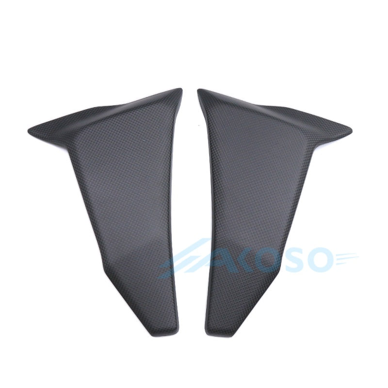 AKOSO 2019+ Ducati Hypermotard 950 Carbon Fiber Radiator Cover Front Side Fairing