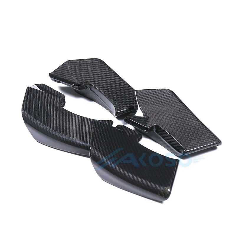 AKOSO 2020-2024 Ducati Streetfighter V4 V4S Carbon Fiber Winglets Upper Lower Air Deflector Fairing