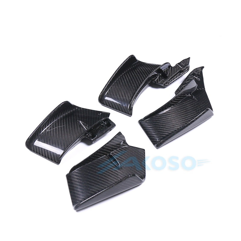 AKOSO 2020-2024 Ducati Streetfighter V4 V4S Carbon Fiber Winglets Upper Lower Air Deflector Fairing