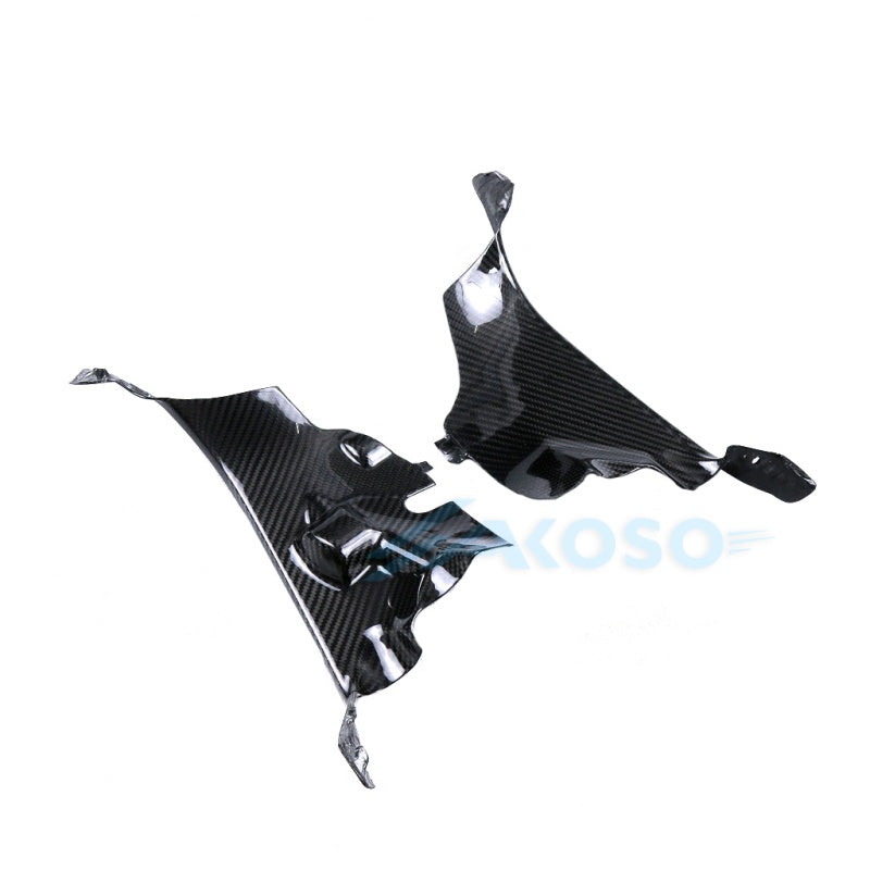 AKOSO 2018-2024 Ducati Panigale V4 V4S V4R Carbon Fiber Front Lining Air Duct Fairings