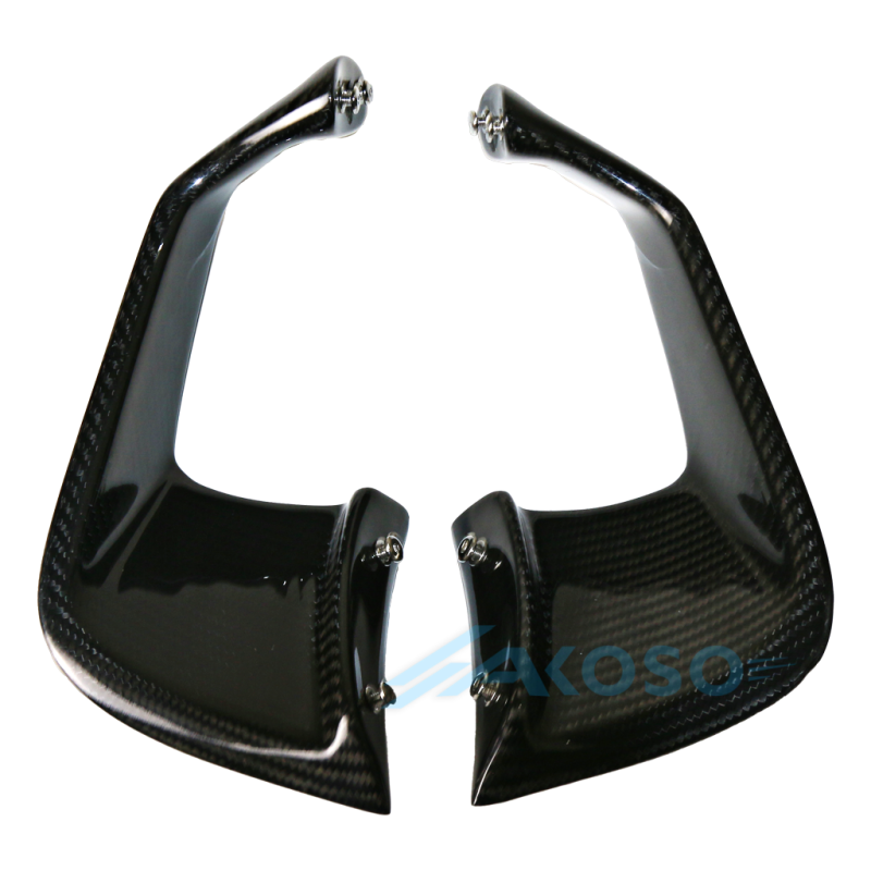 AKOSO 2020+ Yamaha YZF R1 R1M Carbon Fiber Winglet Fixed Wind Wing Aerodynamic