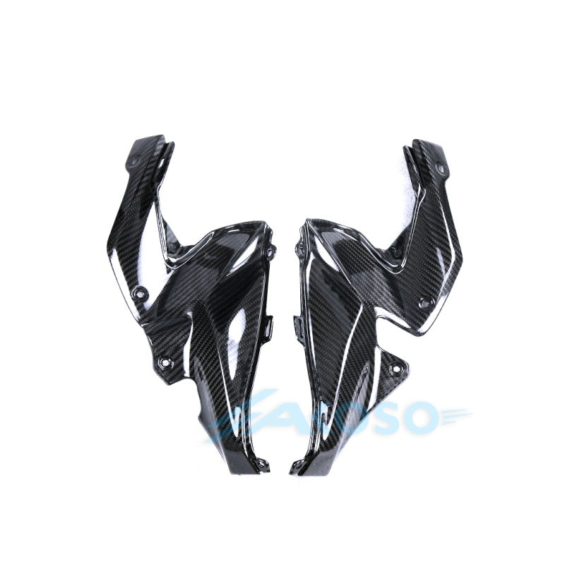 AKOSO 2020+ Kawasaki Z900 Carbon Fiber Tank Side Front Upper Inner Panels Fairing