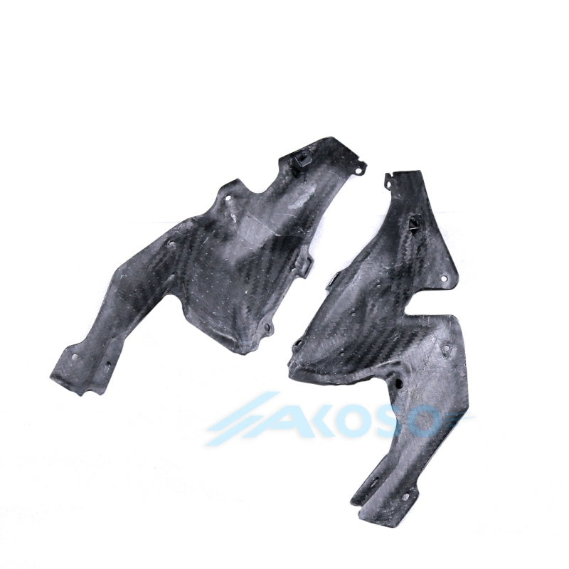 AKOSO 2020+ Kawasaki Z900 Carbon Fiber Tank Side Front Upper Inner Panels Fairing